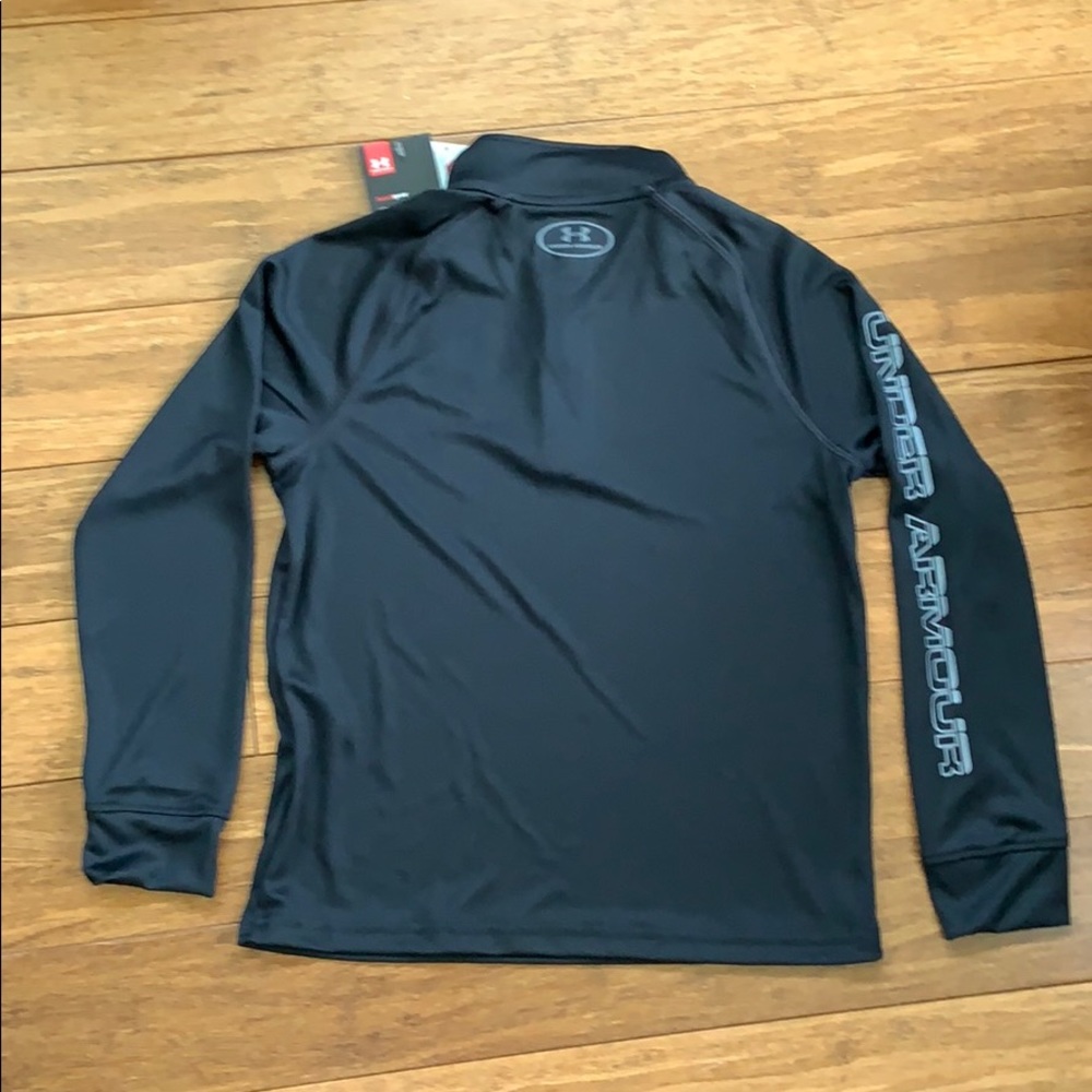 NEW UNDER ARMOUR 1/4 zip HeatGear shirt sz YSmall - Picture 2 of 3